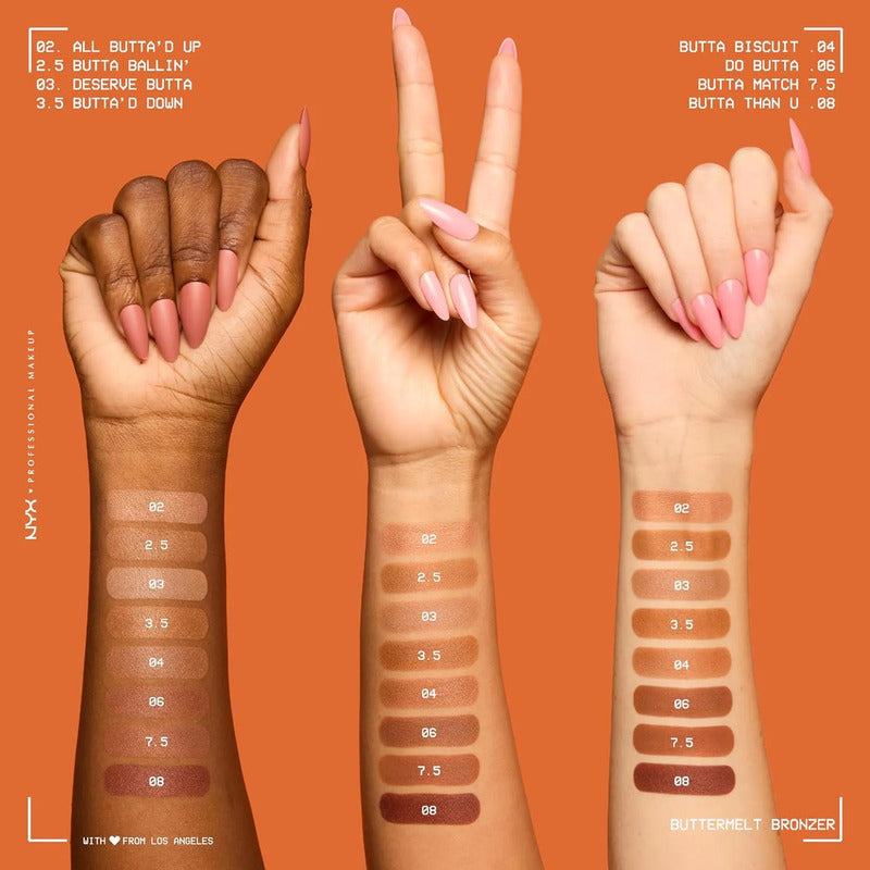 Nyx | Buttermelt Bronzer | Bronzer En Polvo 02.5 Butta Ballin