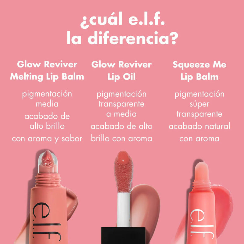 Elf | Glow Reviver Lip Balm | Balsamo Labial -15g Blackberry Sorbet