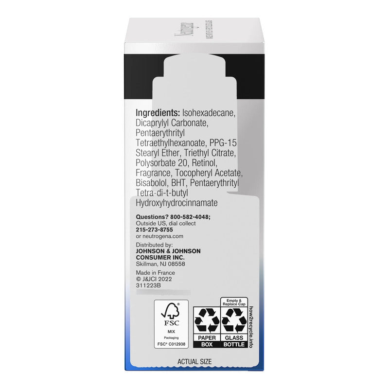 Neutrogena | Retinol Pro+ Power Serum | Suero Facial 30ml Todo Tipo De Piel Día/noche