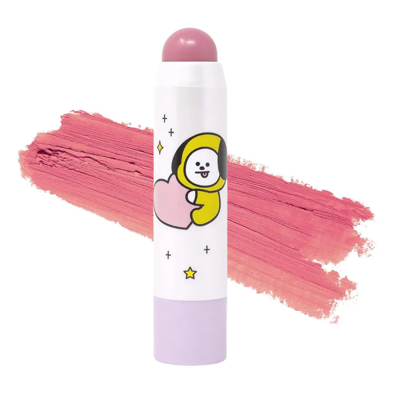 The Creme Shop Bt21 Tinta En Barra, Labios Y Mejillas, Vegan Cherry Blossom