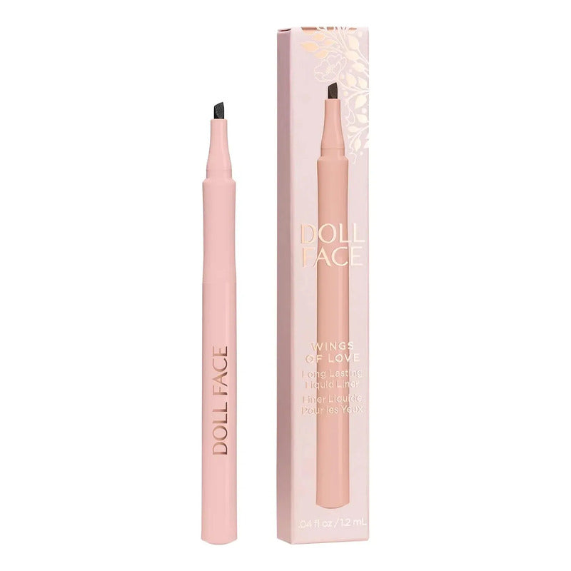 Doll Face Wings Of Love Delineador Para Ojos Liquido Negro Negro Mate