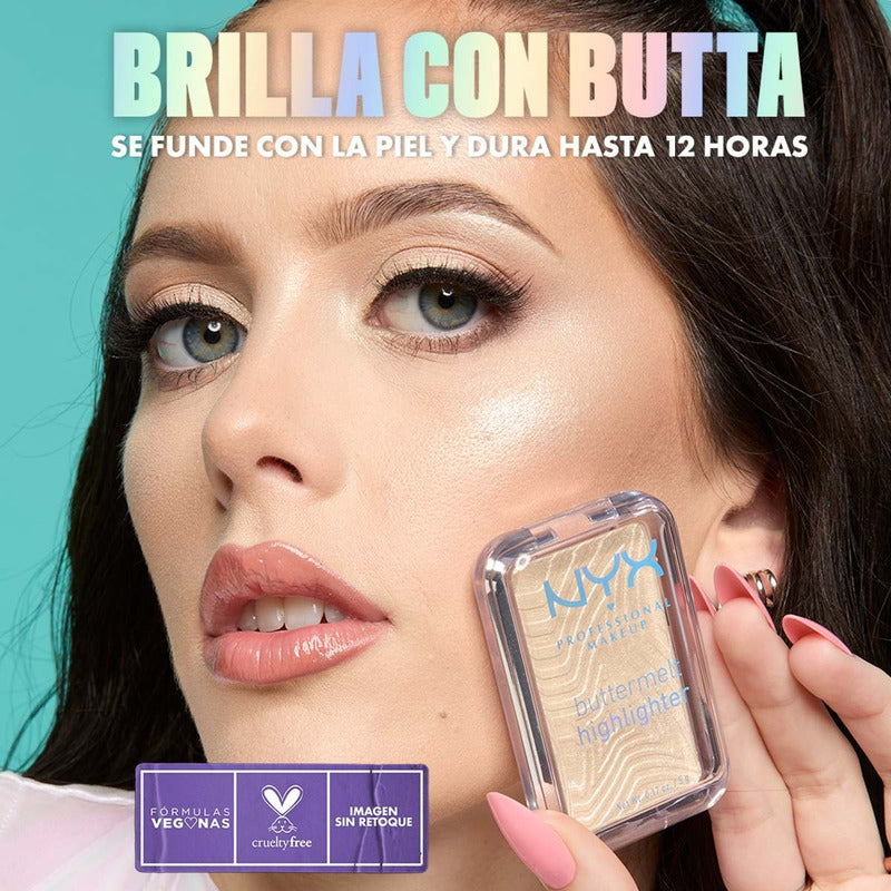 Buttermelt Highlighter Nyx Professional Makeup Iluminador 5g U Butta Werk