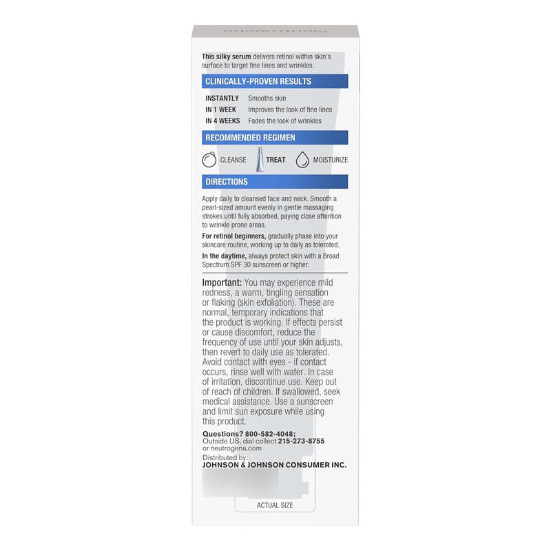 Neutrogena | Retinol Serum | Suero Antiarrugas 29ml Todo Tipo De Piel Día