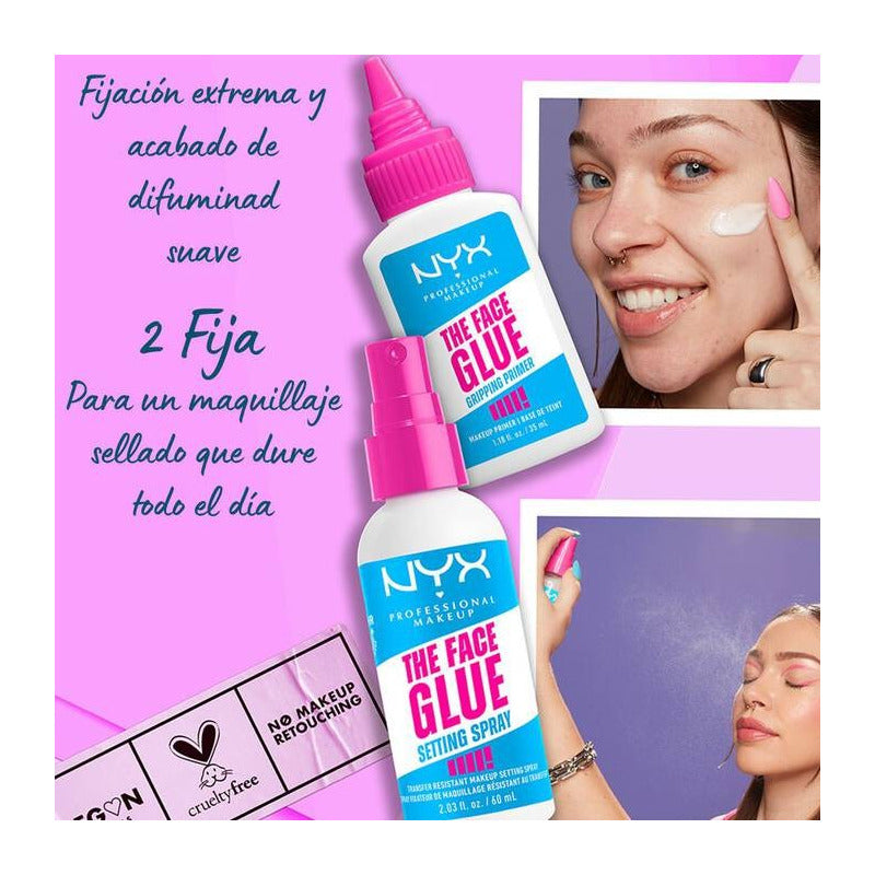 Nyx | The Face Glue | Fijador De Maquillaje The Face Glue