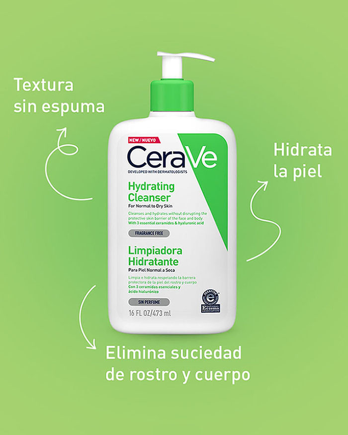 CeraVe | Limpiador Facial Hidratante 355ml
