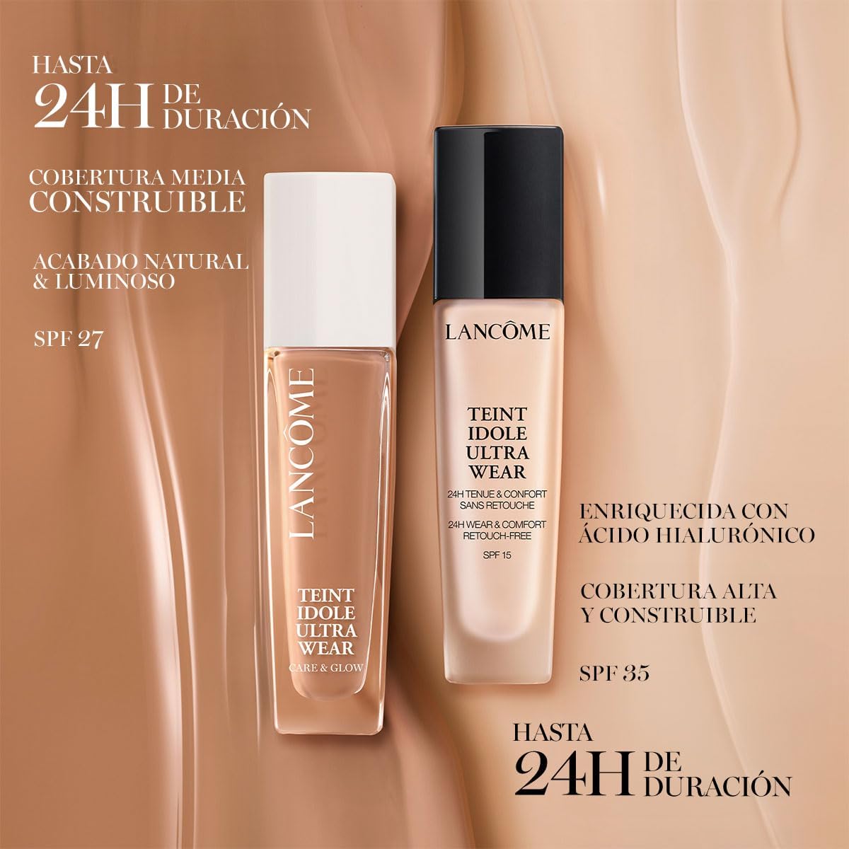 Teint Idole Ultra Wear Care & Glow – Base de Maquillaje Lancôme
