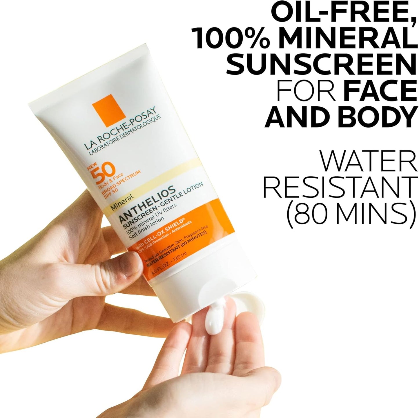 Protector Solar Anthelios 50FPS Mineral 120ml  - La Roche Posay