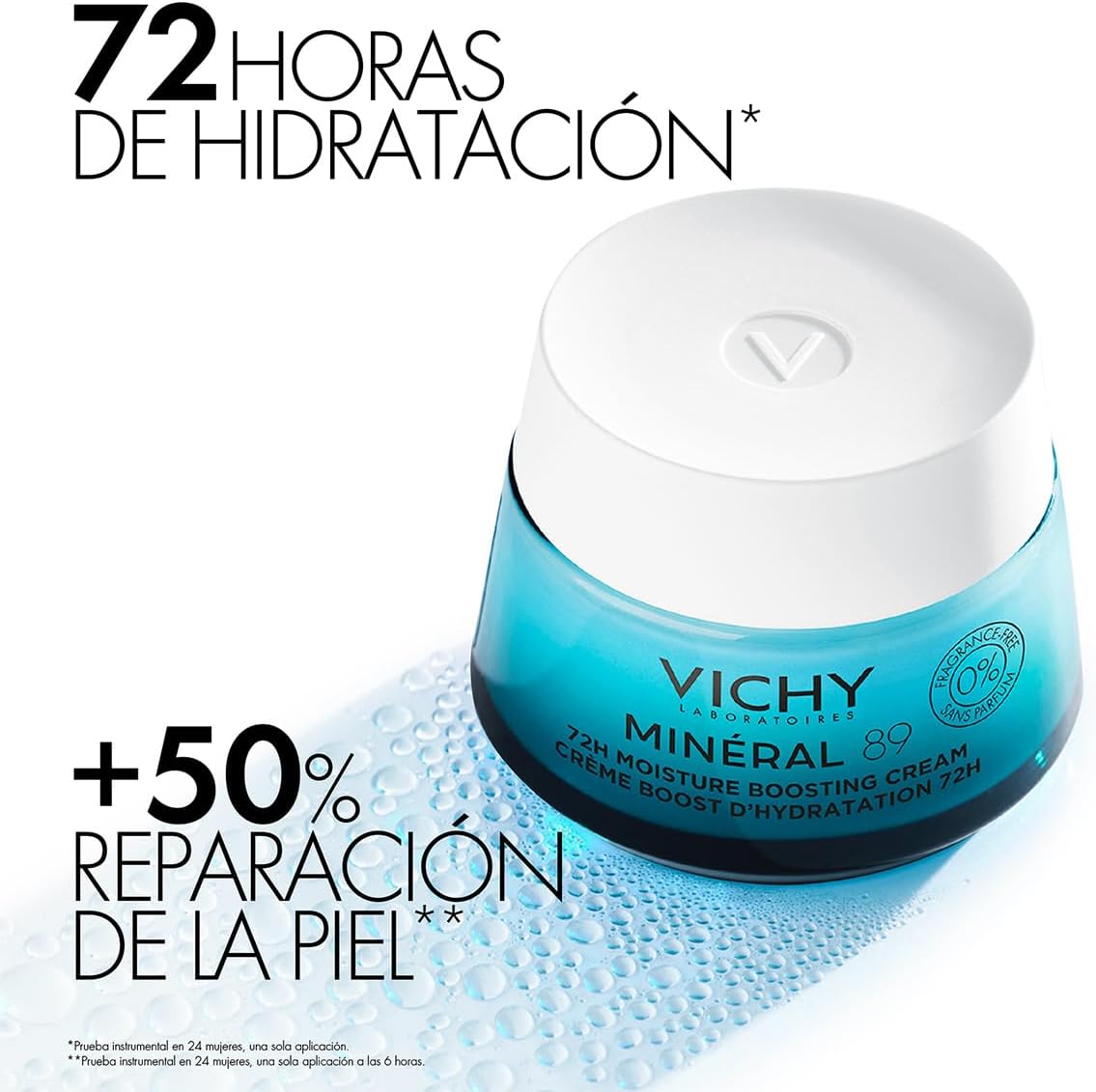 Vichy | Mineral 89 Crema Hidratante 72H - Sin Fragancia