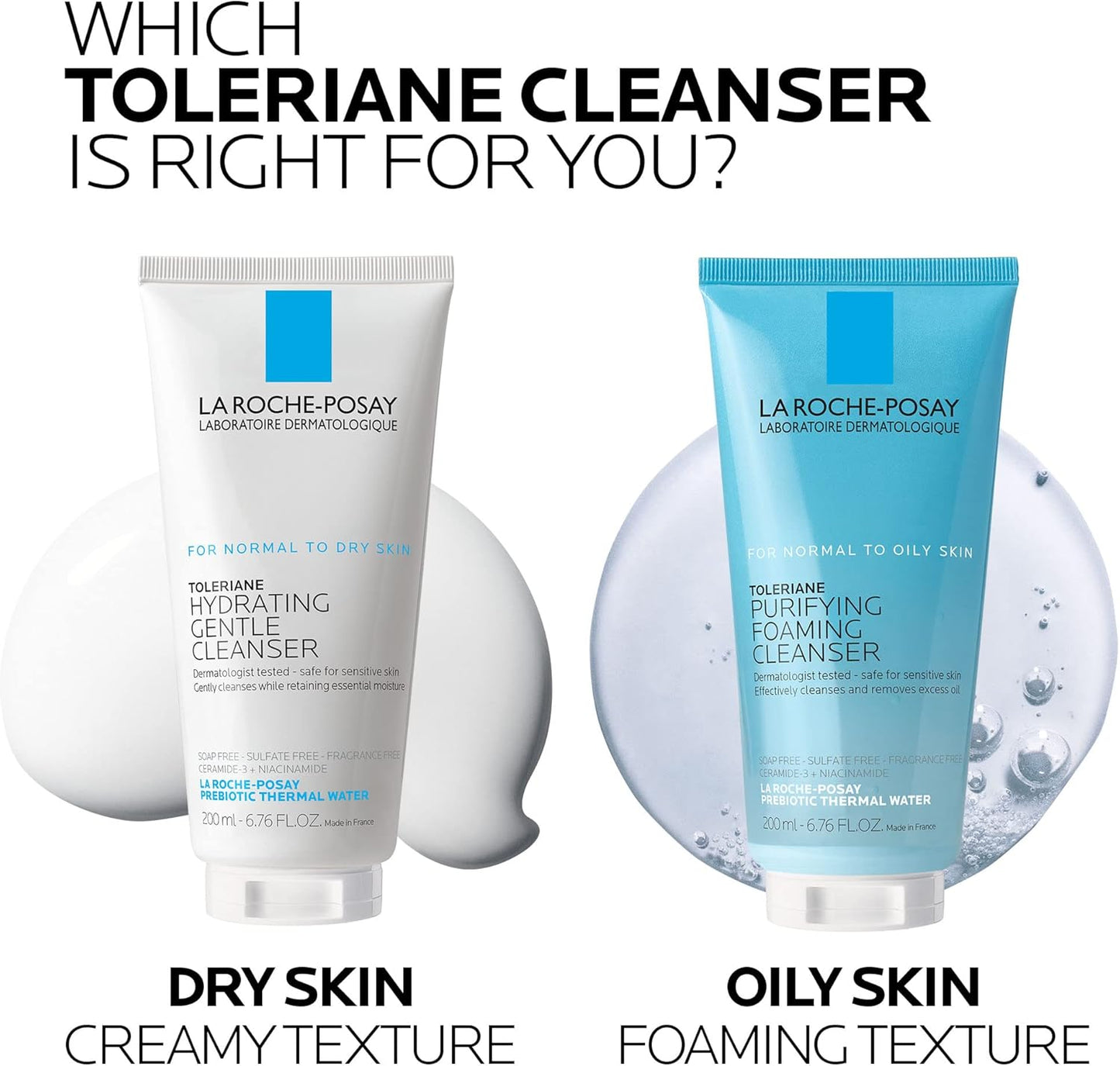Limpiador Hidratante Toleriane Piel Sensible - La Roche Posay