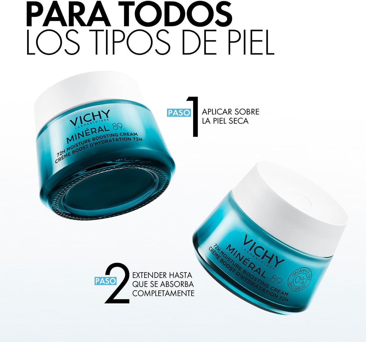Vichy | Mineral 89 Crema Hidratante 72H - Sin Fragancia