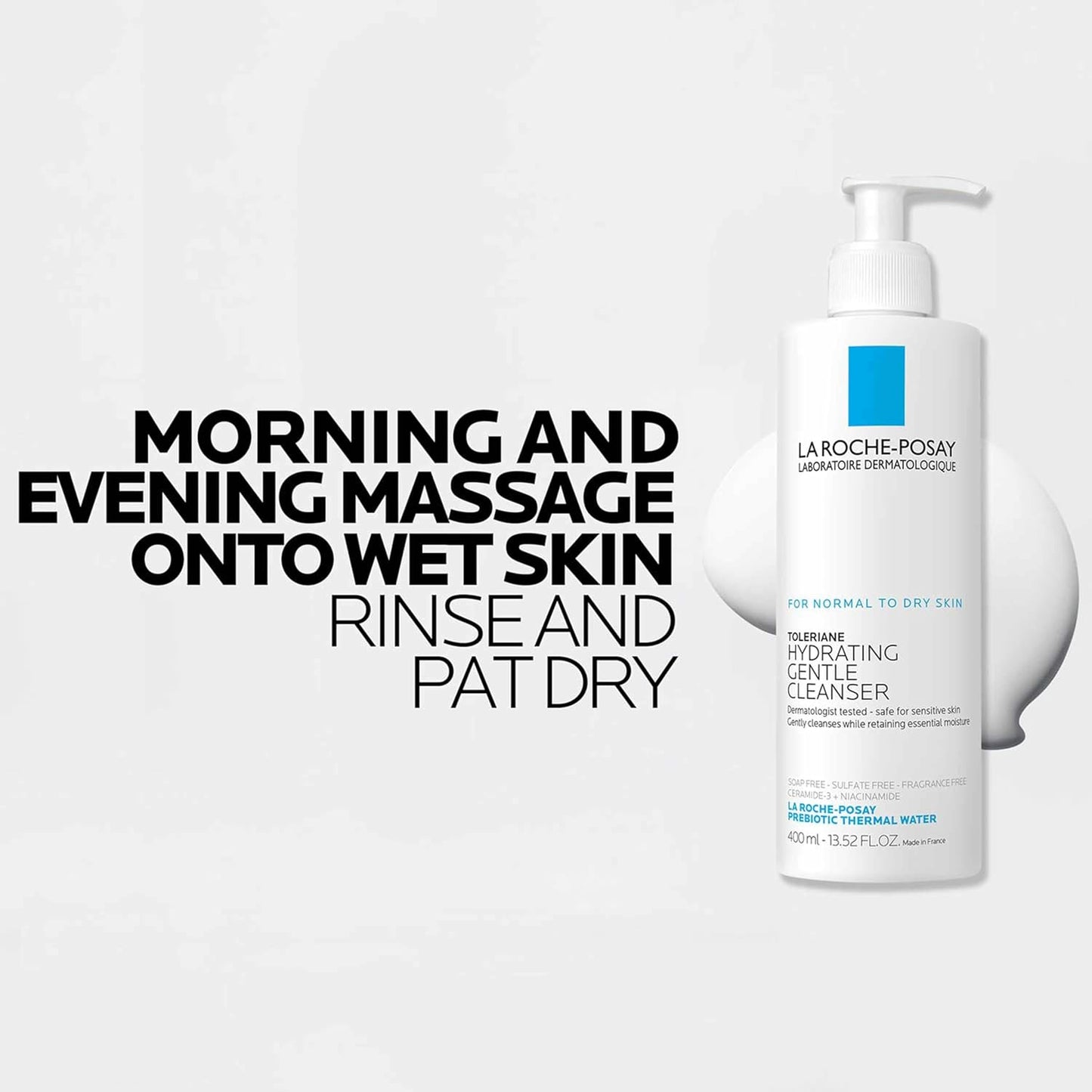 Limpiador Hidratante Toleriane Piel Sensible 400ml - La Roche Posay