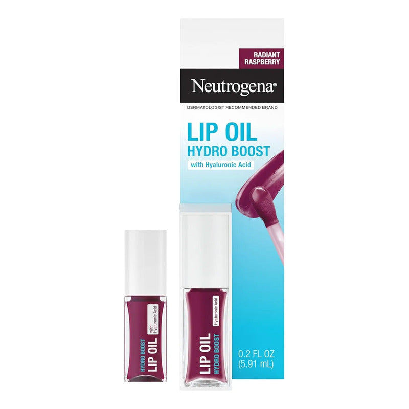 Neutrogena | Hydro Boost Lip Oil | Aceite Para Labios Radiant Raspberry