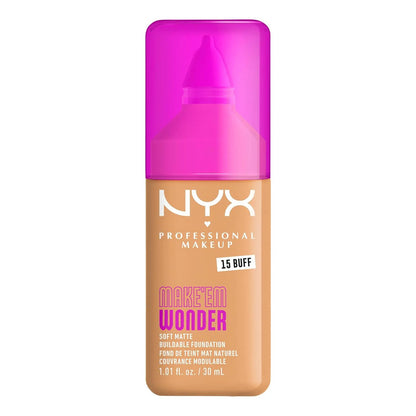 Base De Maquillaje Nyx Make Em Wonder Soft Matte 15 Buff