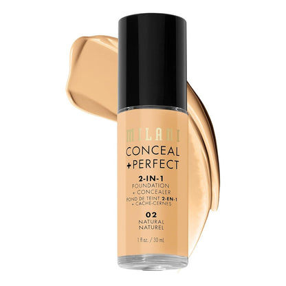 Milani | Conceal + Perfect 2 En 1  | Base De Maquillaje