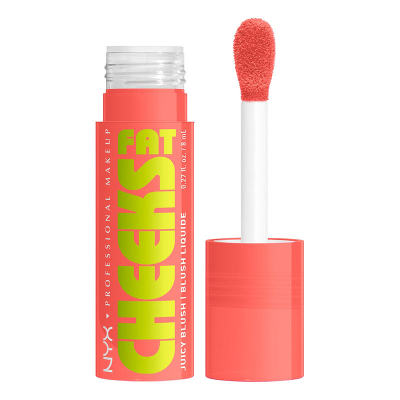 Nyx | Fat Cheeks | Rubor Líquido -8 Ml Papaya Plump