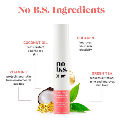 No B.s. Collagen Crema Hidratante Fps 20 50ml 18+ Todo Tipo De Piel Día