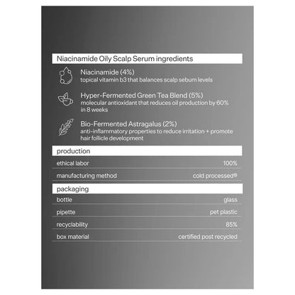 Act + Acre | Serum Cuero Cabelludo Graso | 4% Niacinamida