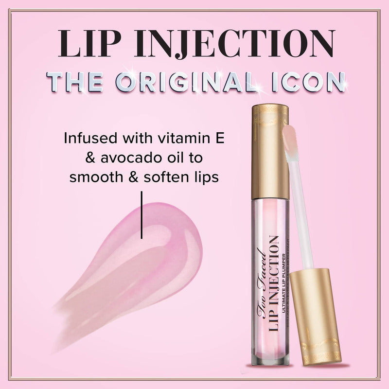 Too Faced | Lip Injection Gloss Lip Plumper - 4g Rosa Claro