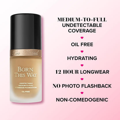 Too Faced | Born This Way | Base De Maquillaje Oil Free
