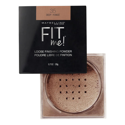 Polvo Maybelline Fit Me Loose Finishing Tono 35 Deep 35 Deep