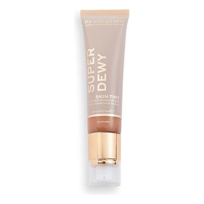 Makeup Revolution | Super Dewy Skin Tint | Tinta Facial 55ml Caramel