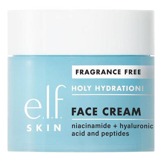 Elf | Holy Hydration | Crema Hidratante Sin Fragancia 50g Todo Tipo De Piel Día/noche