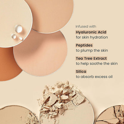 Joah | Polvo Compacto Cashmere 16h Con Skincare