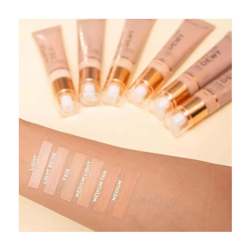 Revolution Makeup Base De Maquillaje Skin Tint Super Dewy Medium