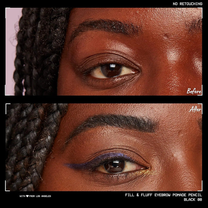 Nyx | Fill & Fluff | Lapiz De Ceja Con Cepillo Black