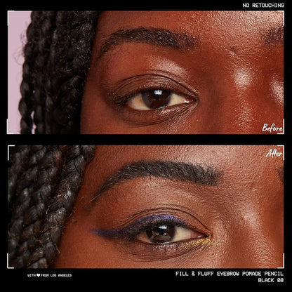Nyx | Fill & Fluff | Lapiz De Ceja Con Cepillo Black