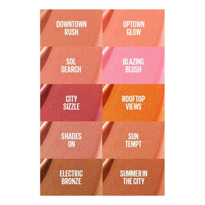 Rubor Líquido Maybelline Sunkisser 12h Tono 02 Glow 02 Uptown Glow