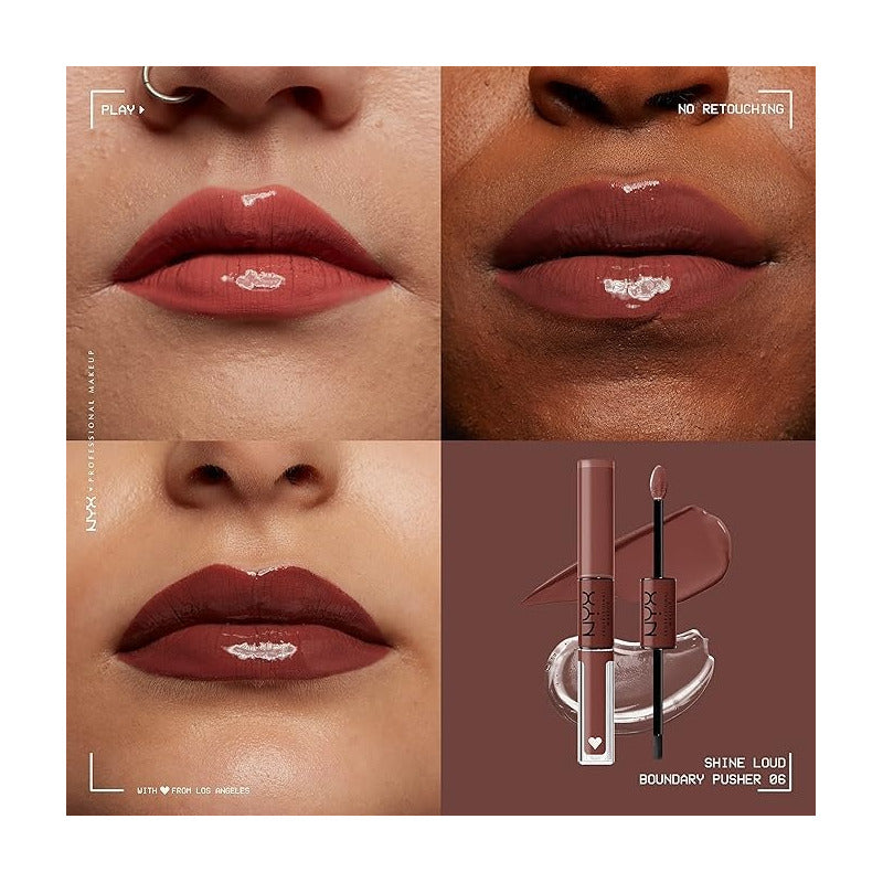 Nyx | Shine Loud | Labial Líquido + Gloss