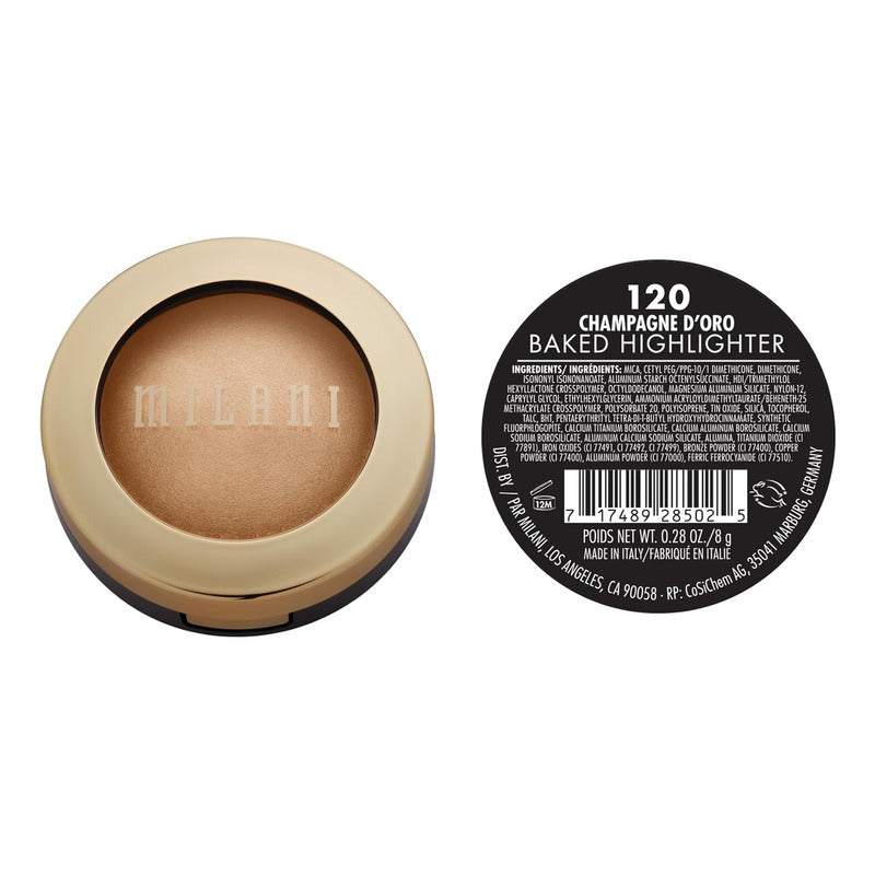 Milani | Baked Highlighter | Iluminador En Polvo  8g