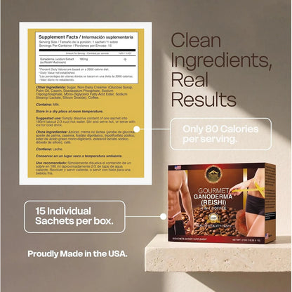 Eternal Spirit Beauty Gourmet Ganoderma Reishi Café 4 En 1