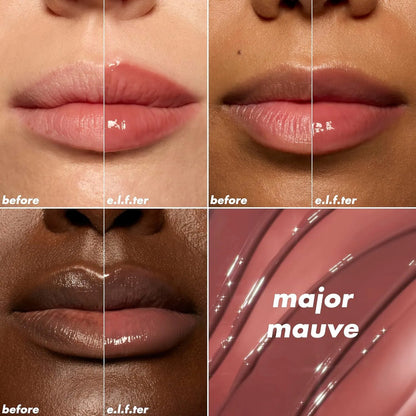 Elf | Glow Reviver Lip Oil Plumping | Gloss Voluminizador Major Mauve