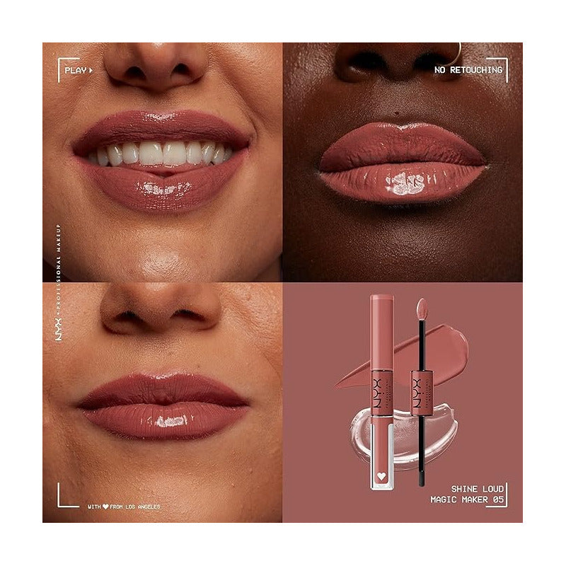 Nyx | Shine Loud | Labial Líquido + Gloss