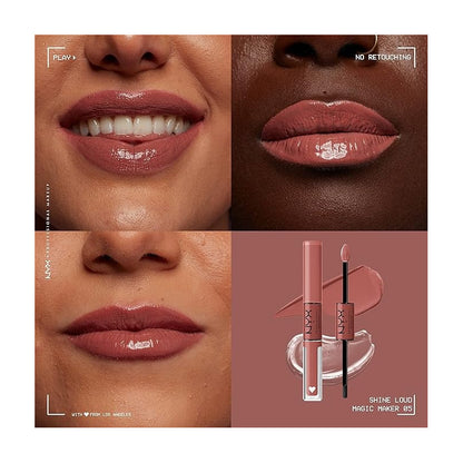 Nyx | Shine Loud | Labial Líquido + Gloss