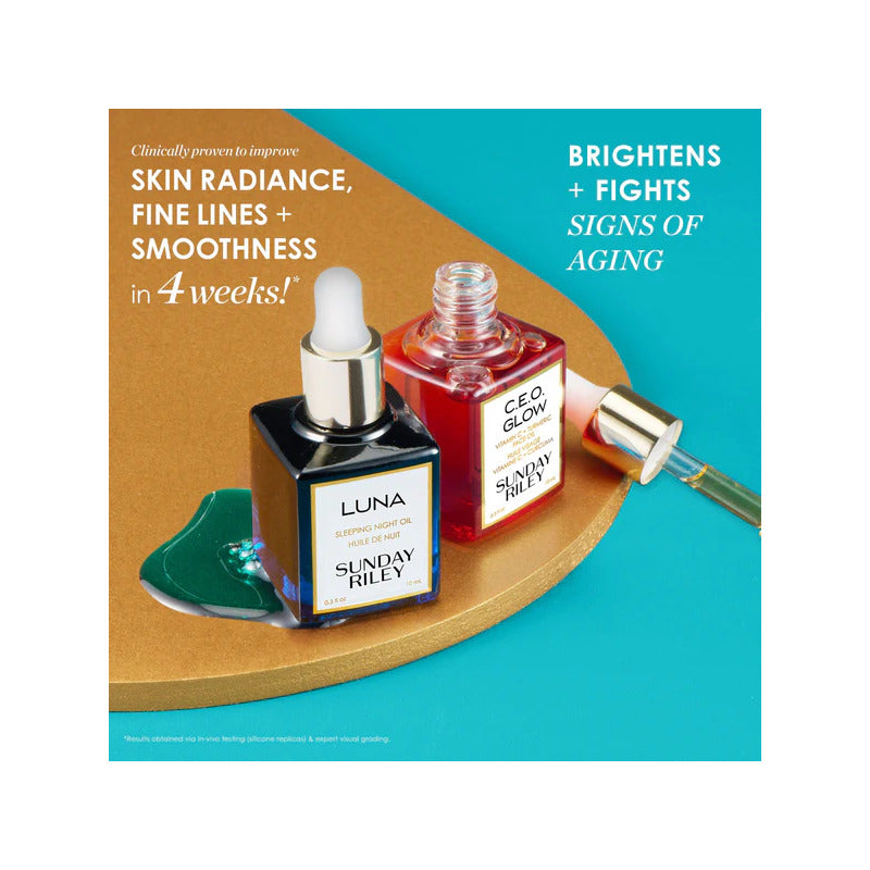 Sunday Riley | Day + Night Bright | Duo De Cuidado De Piel