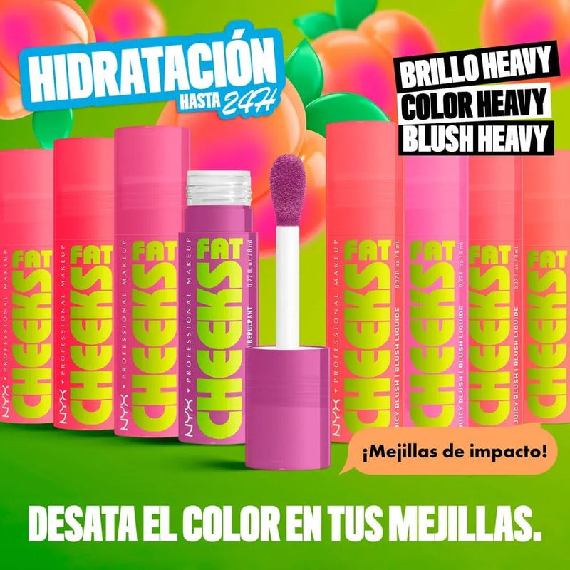 Nyx | Fat Cheeks | Rubor Líquido -8 Ml Guava Gush