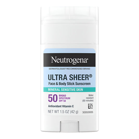 Neutrogena | Ultra Sheer Face & Body | Bloqueador En Barra