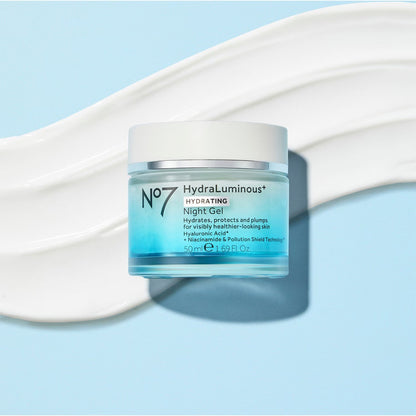 No 7 | Hydraluminous Hydrating Night | Gel Hidratante 50ml Todo Tipo De Piel Noche