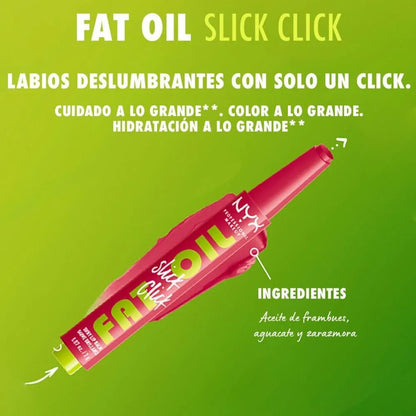 Nyx | Fat Oil Slick Click Shiny Lip Balm | Balsamo Labial 04- Going Viral