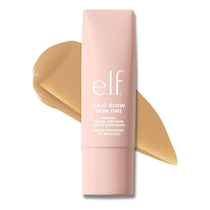 Elf | Halo Glow Skin Tint | Tinta Facial Fps 50 7 Medium Warm