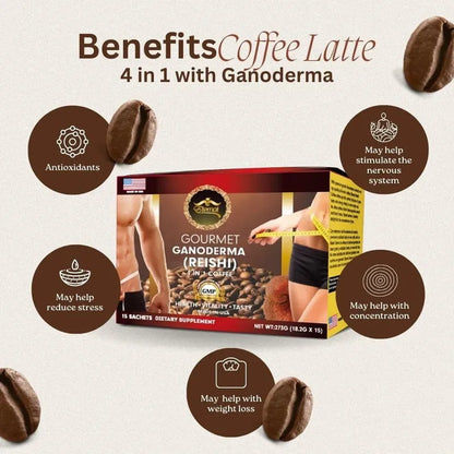 Eternal Spirit Beauty Gourmet Ganoderma Reishi Café 4 En 1