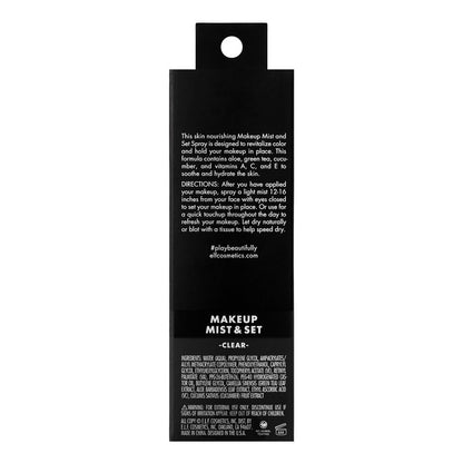 Fijador De Maquillaje E.l.f Mist & Set (120ml )transparente Transparente