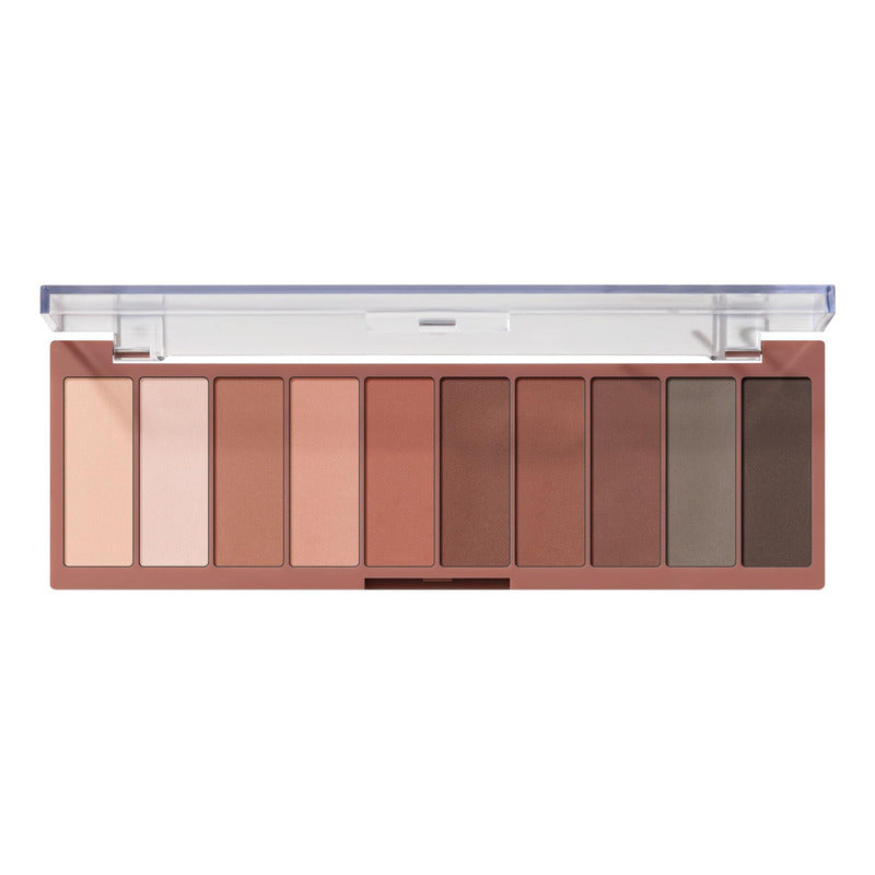 E.l.f | Mad For Matte ! Paleta De Sombras Ojos 10 Tonos Mate Nude, Marrón Claro, Marrón Oscuro, Beige, Gris