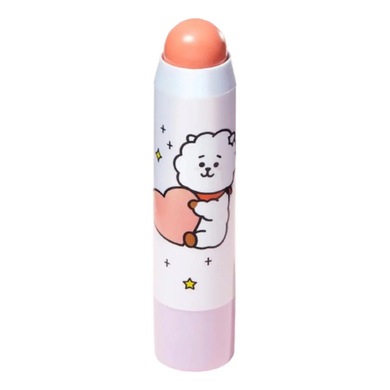 The Creme Shop Bt21 Lip Cheek Stick Peach Fluff Peach Fluff