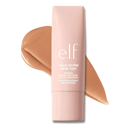 Elf | Halo Glow Skin Tint | Tinta Facial Fps 50 9 Medium Cool