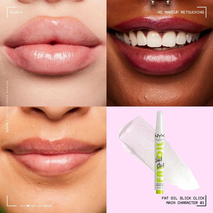 Nyx | Fat Oil Slick Click Shiny Lip Balm | Balsamo Labial 01- Main Character