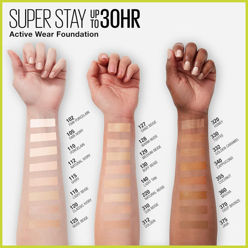Maybelline Base De Maquillaje Larga Duracion Superstay